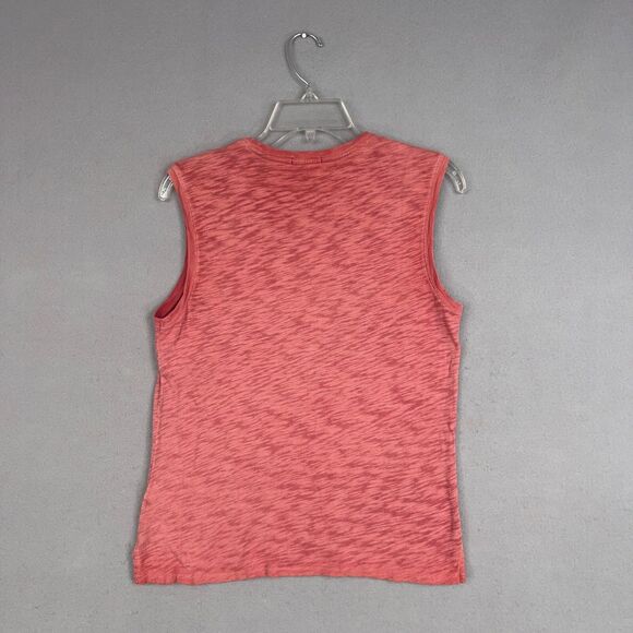 ATM Tank Womens Small Pink Red Heather Anthony Thomas Melillo Cotton Slub Jersey - Picture 4 of 13